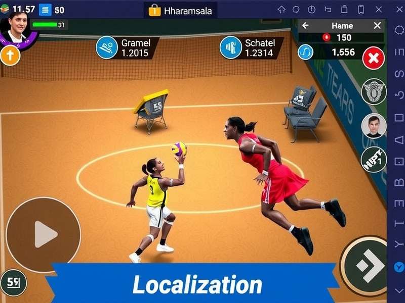 Dharamshala Volley Elite Game Screenshot